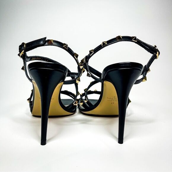 🍋 Valentino Garavani • NWB Rockstud Stiletto Heel Sandal Size EU 41 - Picture 7 of 13
